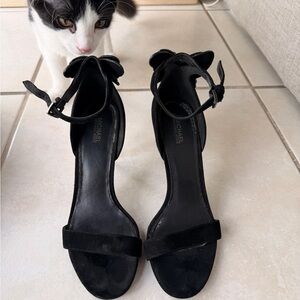 Michael Kors Black Ankle Strap Heels